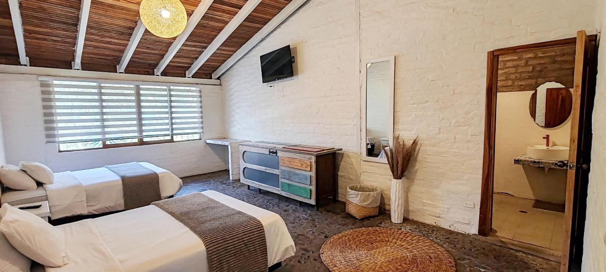Bed and Breakfast Rustic Quinta La Aurora Baños Habitación foto